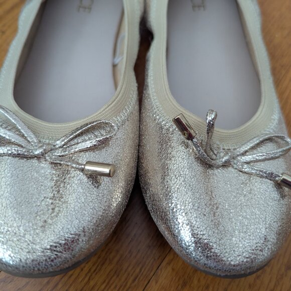 Girls gold Children's Place ballet flats - Picture 2 of 6